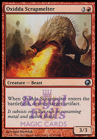 Oxidda Scrapmelter 4x FOIL SOM MTG Scars of Mirrodin Uncommon MINT red