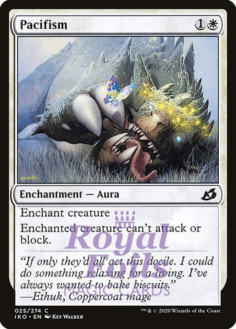 Pacifism 4x FOIL IKO MTG Ikoria Common MINT white