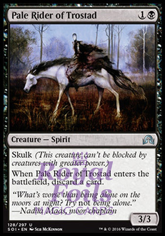 **2x FOIL Pale Rider of Trostad** SOI MTG Shadows Over Innistrad Uncommon MINT black