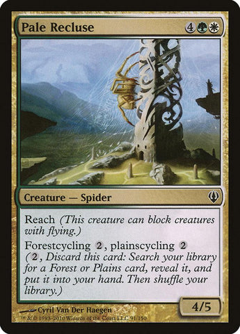 Pale Recluse 4x FOIL ARB MTG Alara Reborn Common MINT green white