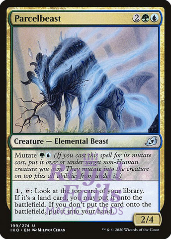 Parcelbeast 4x FOIL IKO MTG Ikoria Uncommon MINT green blue