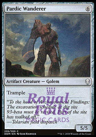 Pardic Wanderer 4x FOIL DOM MTG Dominaria Common MINT artifact