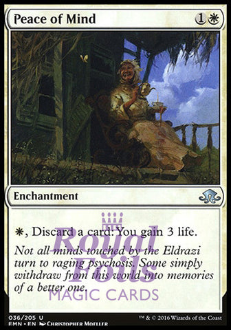 Peace of Mind 4x FOIL EMN MTG Eldritch Moon Uncommon MINT white