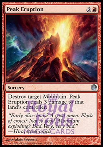 **4x FOIL Peak Eruption** THS MTG Theros Uncommon MINT red