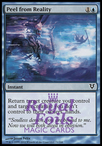 Peel from Reality 3x FOIL AVR MTG Avacyn Restored Common 2 MINT 1 NM blue