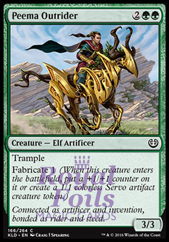 Peema Outrider 4x FOIL KLD MTG Kaladesh Common MINT green