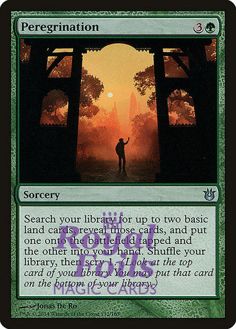 Peregrination 2x FOIL BNG MTG Born of the Gods Uncommon MINT green