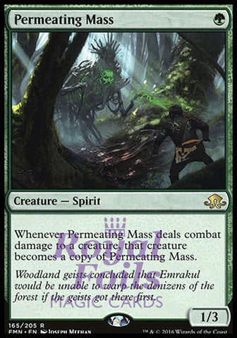 Permeating Mass 2x FOIL EMN MTG Eldritch Moon Rare MINT green