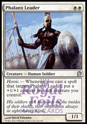 Phalanx Leader 2x FOIL THS MTG Theros Uncommon MINT white