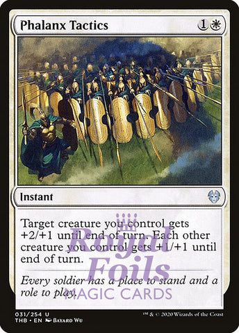 Phalanx Tactics 4x FOIL THB MTG Theros Beyond Death Uncommon MINT white