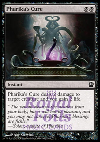 Pharika's Cure 4x FOIL THS MTG Theros Common MINT black