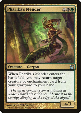Pharika's Mender 2x FOIL THS MTG Theros Uncommon MINT black green