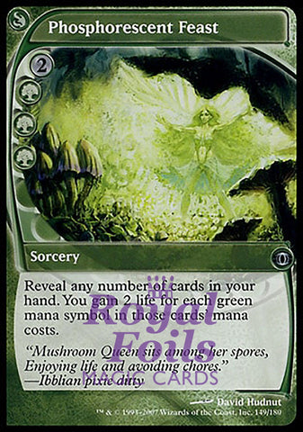 **4x FOIL Phosphorescent Feast** FUT MTG Future Sight Uncommon NM+ green