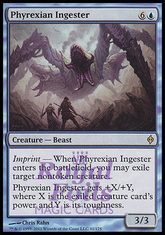 Phyrexian Ingester 2x FOIL NPH MTG New Phyrexia Rare MINT blue