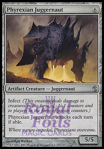 Phyrexian Juggernaut 1x FOIL MBS MTG Mirrodin Besieged Uncommon MINT artifact