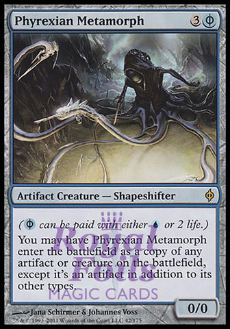 Phyrexian Metamorph 1x FOIL NPH MTG New Phyrexia Rare MINT blue artifact
