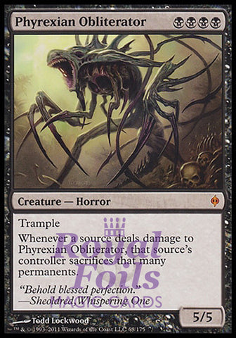 Phyrexian Obliterator 1x FOIL NPH MTG New Phyrexia Mythic MINT black