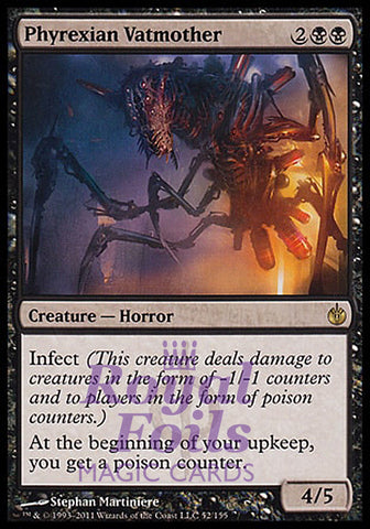 **1x FOIL Phyrexian Vatmother** MBS MTG Mirrodin Besieged Rare MINT black