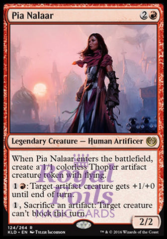 **2x FOIL Pia Nalaar** KLD MTG Kaladesh Rare MINT red