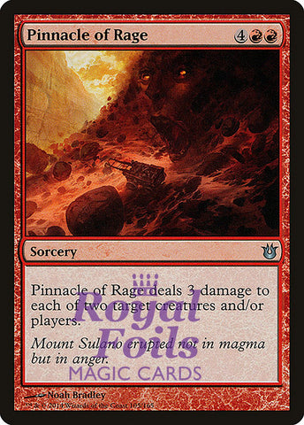 **4x FOIL Pinnacle of Rage** BNG MTG Born of the Gods Uncommon MINT red