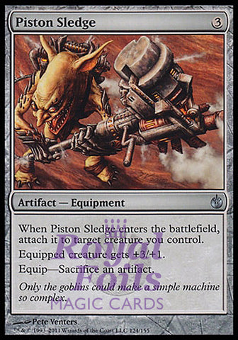 Piston Sledge 2x FOIL MBS MTG Mirrodin Besieged Uncommon MINT artifact