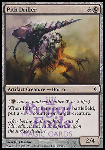 Pith Driller 4x FOIL NPH MTG New Phyrexia Common MINT artifact