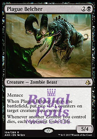 Plague Belcher 1x FOIL AKH MTG Amonkhet Rare MINT black