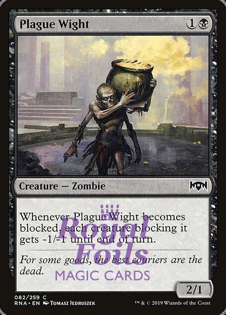 Plague Wight 4x FOIL RNA MTG Ravnica Allegiance Common MINT black