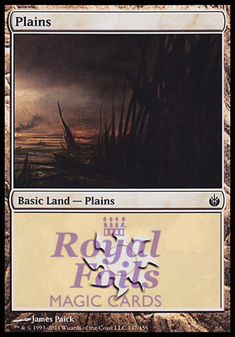 **3x FOIL Plains #147** MBS MTG Mirrodin Besieged Basic Land MINT white