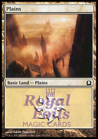 Plains #252 4x FOIL RTR MTG Return to Ravnica Basic Land MINT white