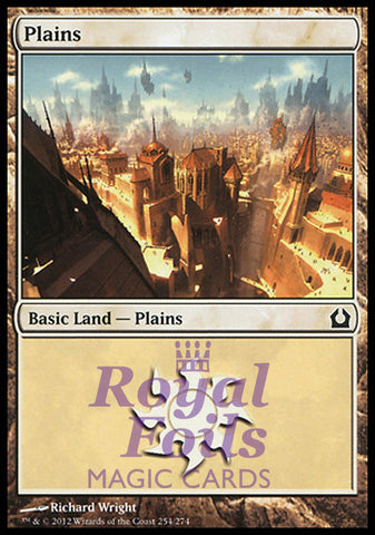Plains #254 4x FOIL RTR MTG Return to Ravnica Basic Land MINT white