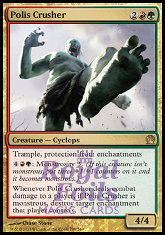 Polis Crusher 2x FOIL THS MTG Theros Rare MINT red green
