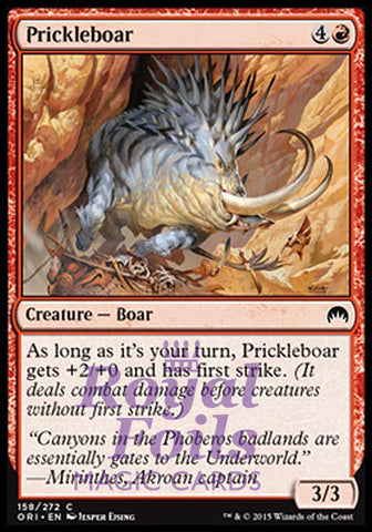 Prickleboar 4x FOIL ORI MTG Magic Origins Common MINT red