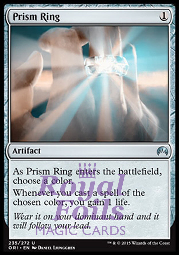 **1x FOIL Prism Ring** ORI MTG Magic Origins Uncommon MINT artifact