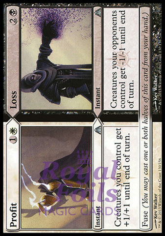 Profit // Loss 2x FOIL DGM MTG Dragon's Maze Uncommon MINT white black