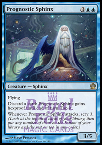 Prognostic Sphinx 2x FOIL THS MTG Theros Rare MINT blue