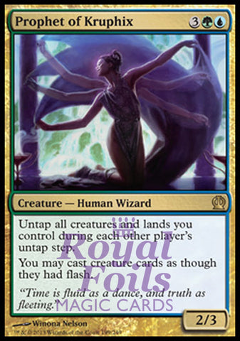 Prophet of Kruphix 1x FOIL THS MTG Theros Rare MINT green blue