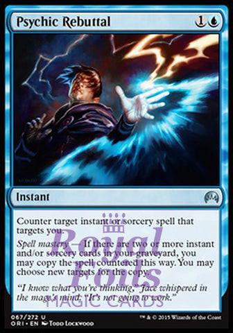 Psychic Rebuttal 2x FOIL ORI MTG Magic Origins Uncommon MINT blue