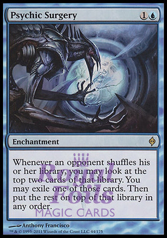 Psychic Surgery 1x FOIL NPH MTG New Phyrexia Rare MINT blue