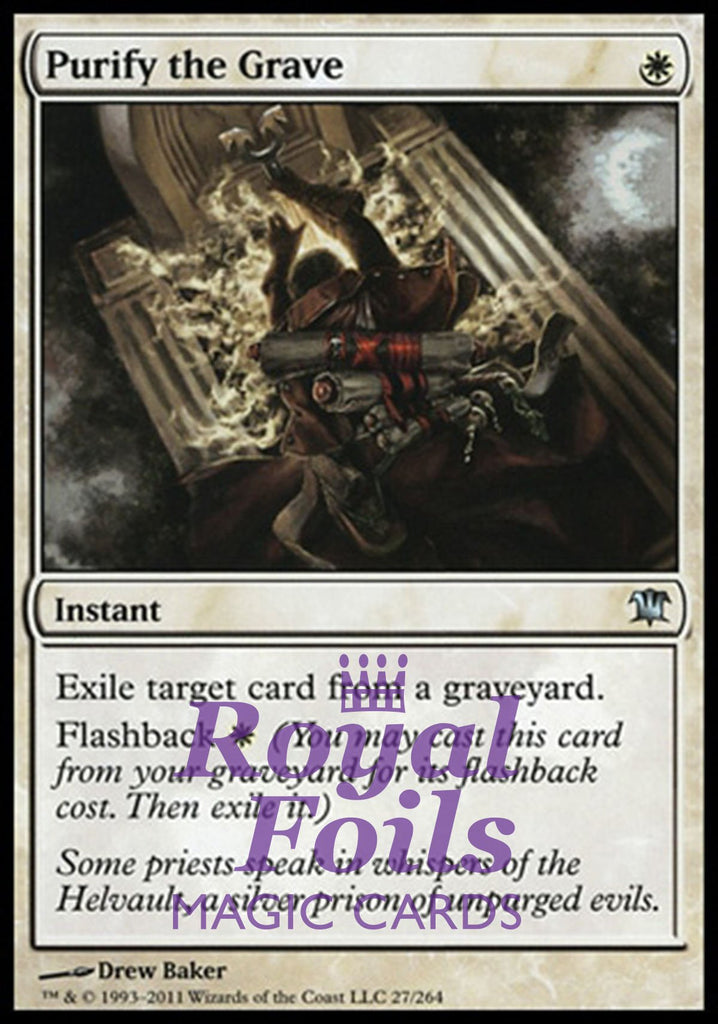 Purify the Grave 3x FOIL ISD MTG Innistrad Uncommon MINT white