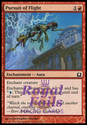Pursuit of Flight 4x FOIL RTR MTG Return to Ravnica Common MINT red