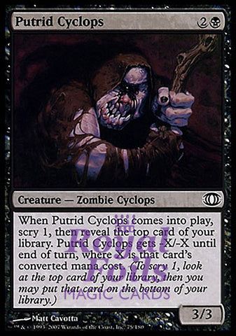 **4x FOIL Putrid Cyclops** FUT MTG Future Sight Common NM+ black