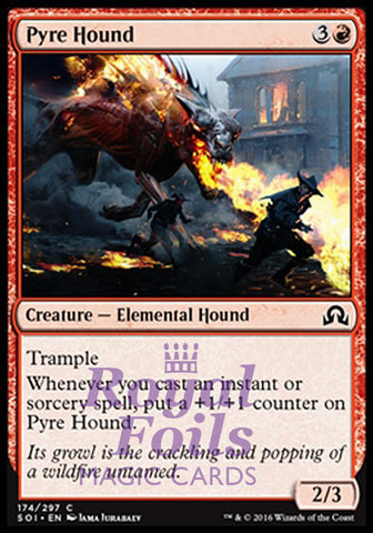 **4x FOIL Pyre Hound** SOI MTG Shadows Over Innistrad Common MINT red