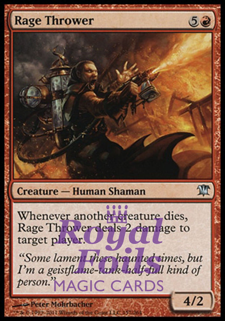 Rage Thrower 2x FOIL ISD MTG Innistrad Uncommon MINT red