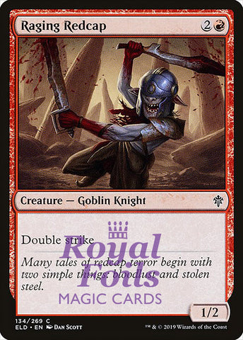 Raging Redcap 3x FOIL ELD MTG Throne of Eldraine Common MINT red