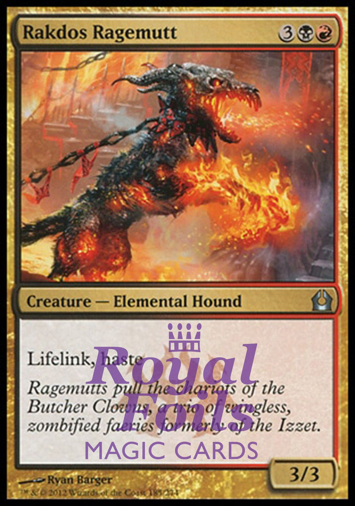 **4x FOIL Rakdos Ragemutt** RTR MTG Return to Ravnica Uncommon MINT black red