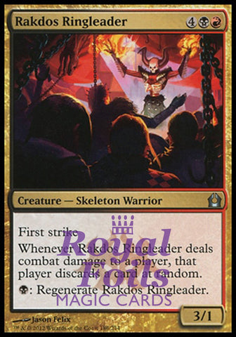 Rakdos Ringleader 2x FOIL RTR MTG Return to Ravnica Uncommon MINT black red