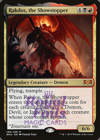 Rakdos, the Showstopper 1x FOIL RNA MTG Ravnica Allegiance Mythic MINT black red