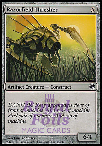 Razorfield Thresher 4x FOIL SOM MTG Scars of Mirrodin Common MINT artifact