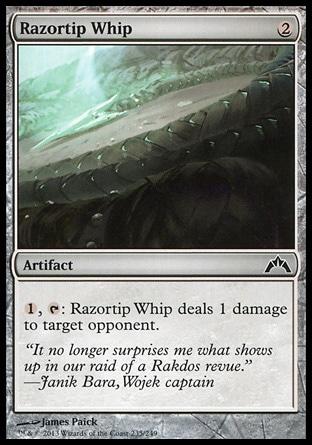 **4x FOIL Razortip Whip** GTC MTG Gatecrash Common MINT artifact